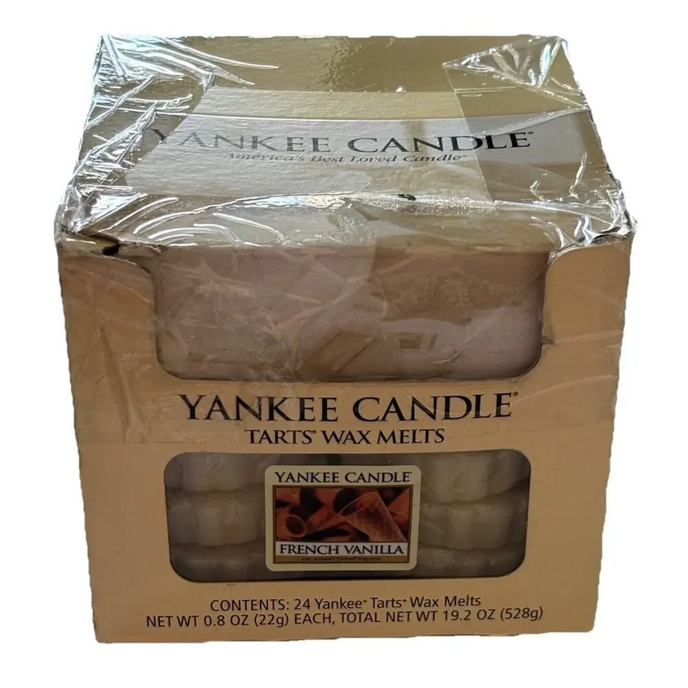 20 Yankee Candle Tarts Wax Melts Retired French Vanilla New In Box